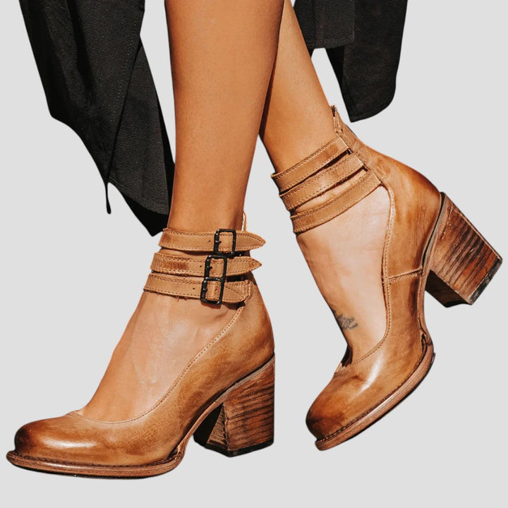 Veronica™ | Elegant High-Heeled Buckle Shoes