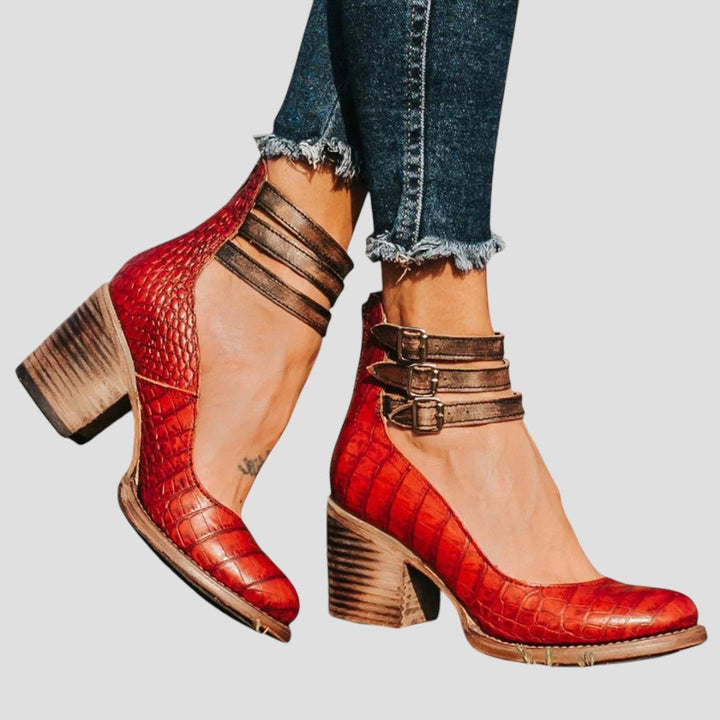 Veronica™ | Elegant High-Heeled Buckle Shoes