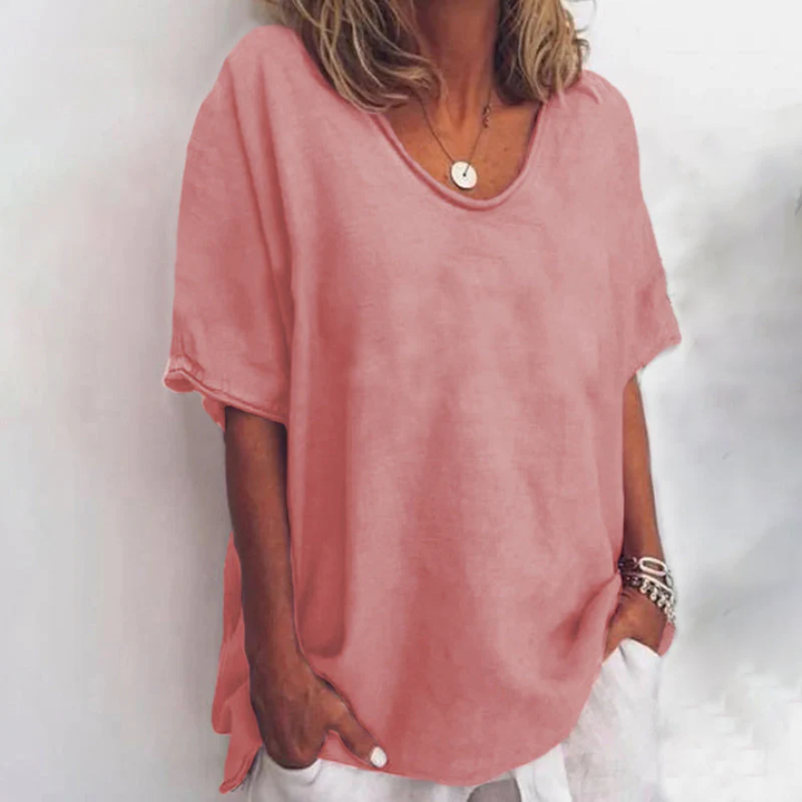 Odessa™ | Comfortable Loose Blouse with Tummy Coverage